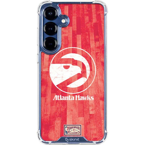 NBA Atlanta Hawks Hardwood Classics Galaxy S25 Clear Case